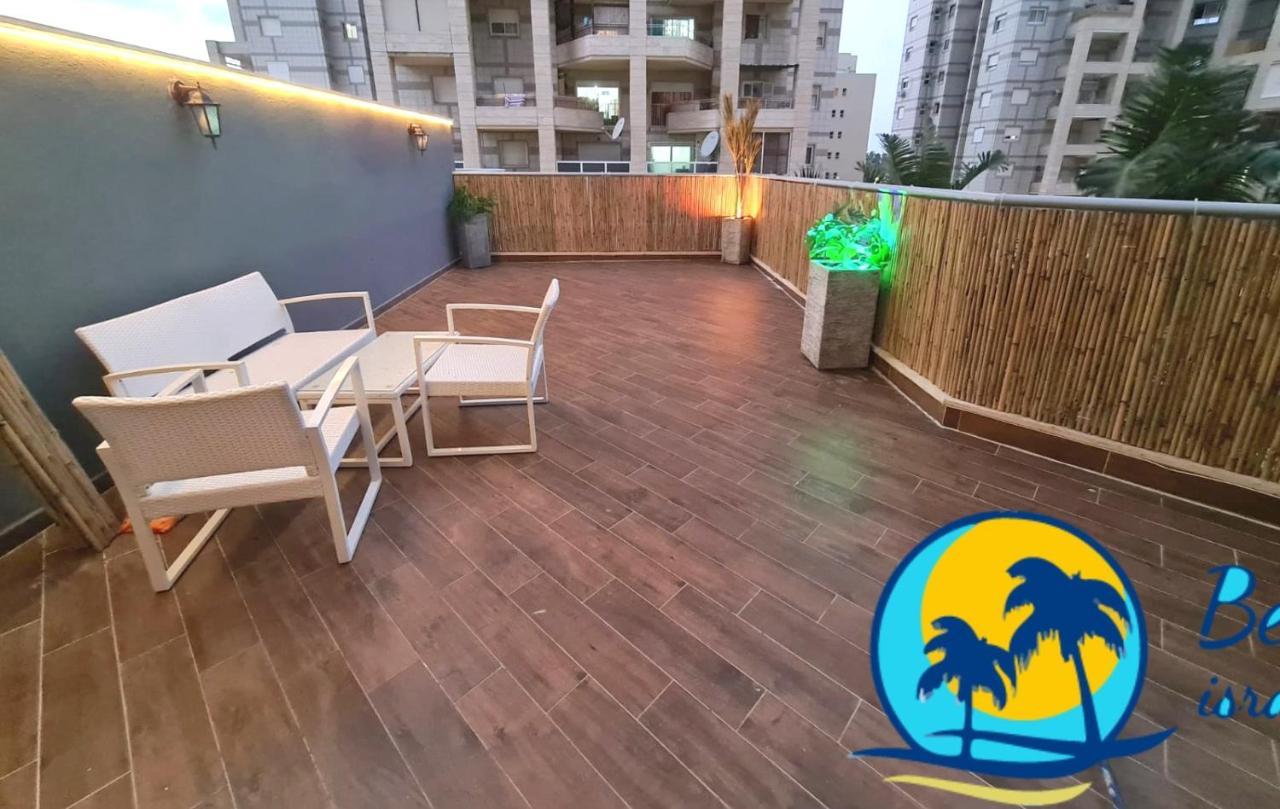 Beach Suite Israel- Private Jacuzzi Garden Suite & Gym, 3 Min Walk To Beach ביץ סוייט ישראל- ג'קוזי פרטי בגינה 3 דקות הליכה לים וחדר כושר Aşkelon Dış mekan fotoğraf